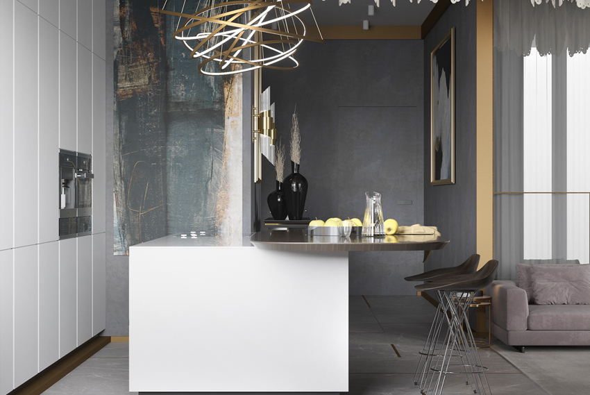 230平輕奢風格裝修效果圖 230平輕奢風格裝修效果圖