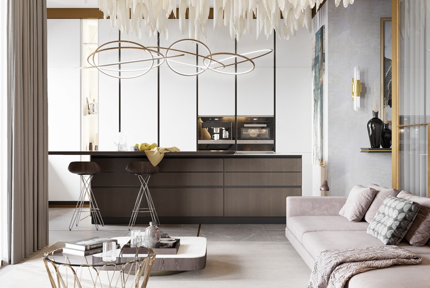 230平輕奢風格裝修效果圖 230平輕奢風格裝修效果圖